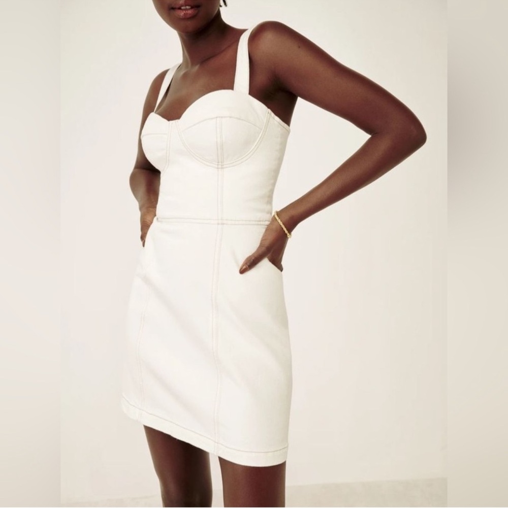 Reformation Nikki Bustier Mini Dress 4